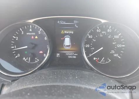 2016 Nissan Rogue Sv z USA, uszkodzony, nr VIN KNMAT2MT2GP696874